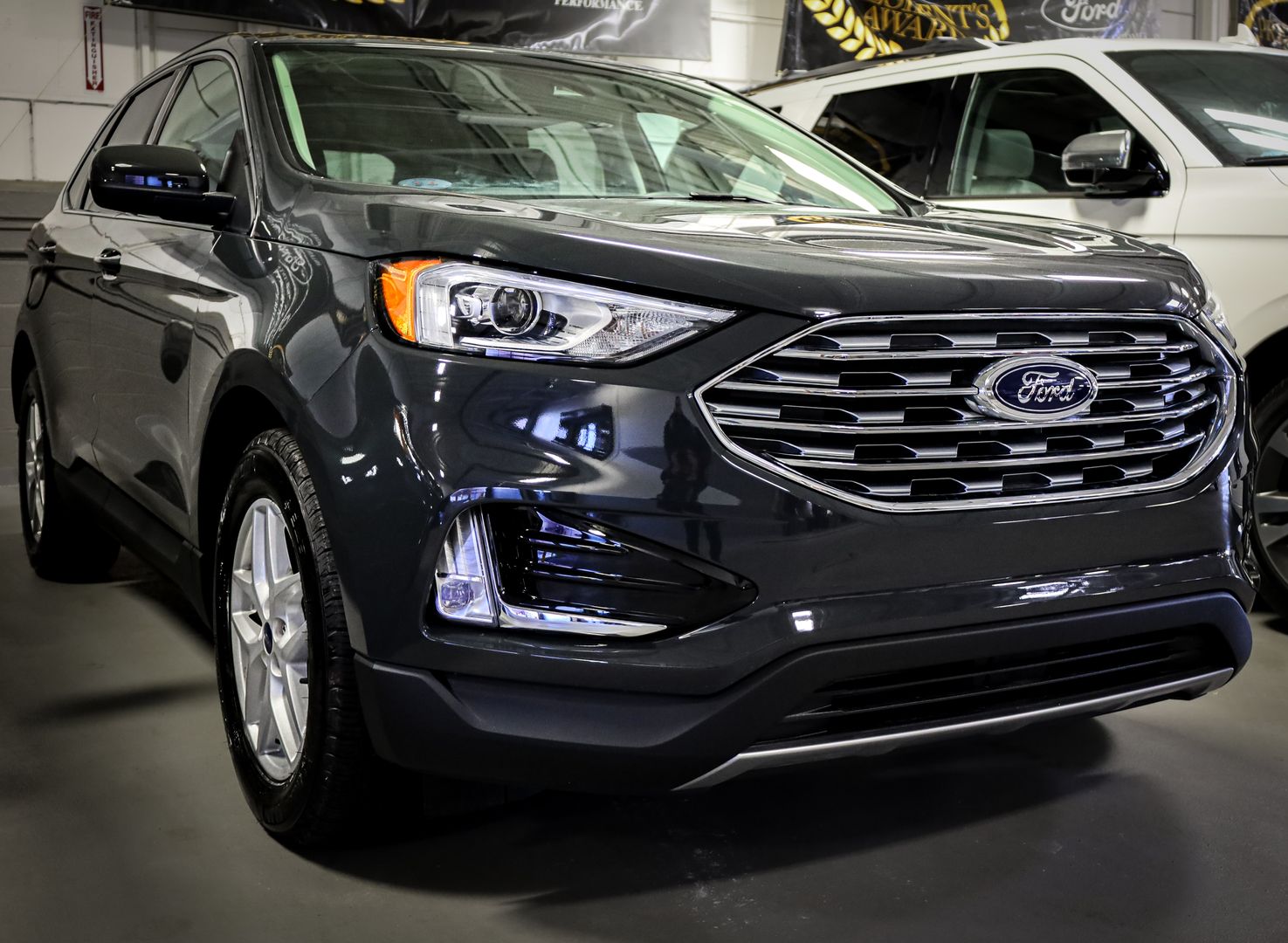 2022 Ford Edge inside Bill Brown Ford Show Room in Livonia, MI