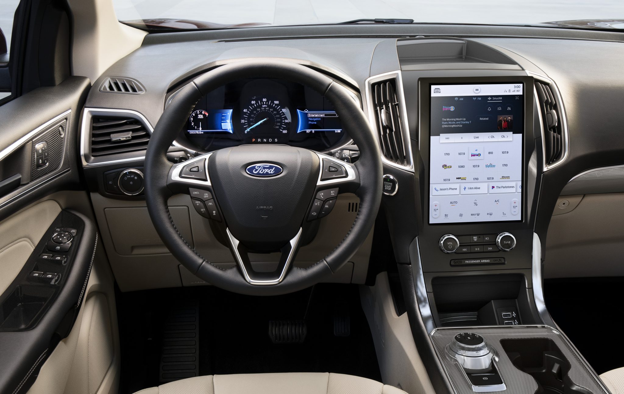 Explore The Interior Features Of The Ford Edge Lineup Ford Dealerships In My Area